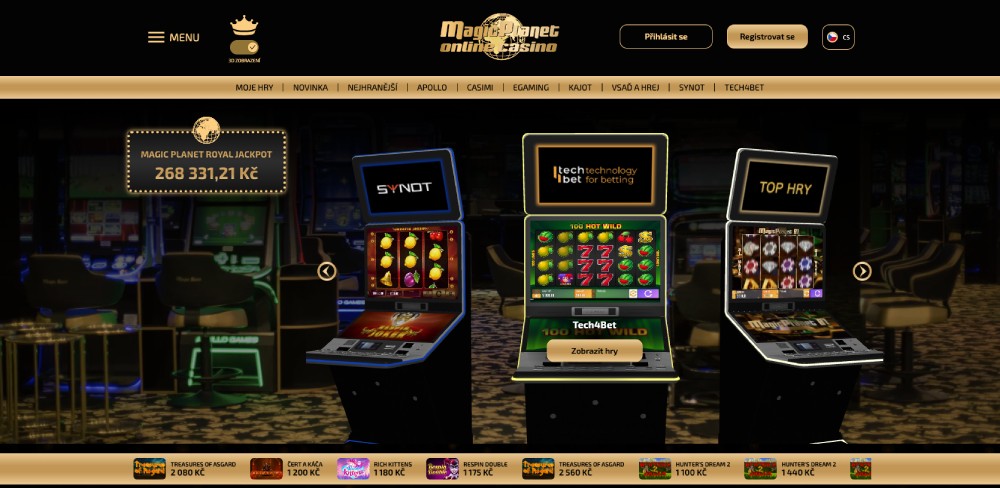 magic planet casino web