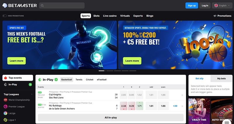 Casa de apuestas Betmaster