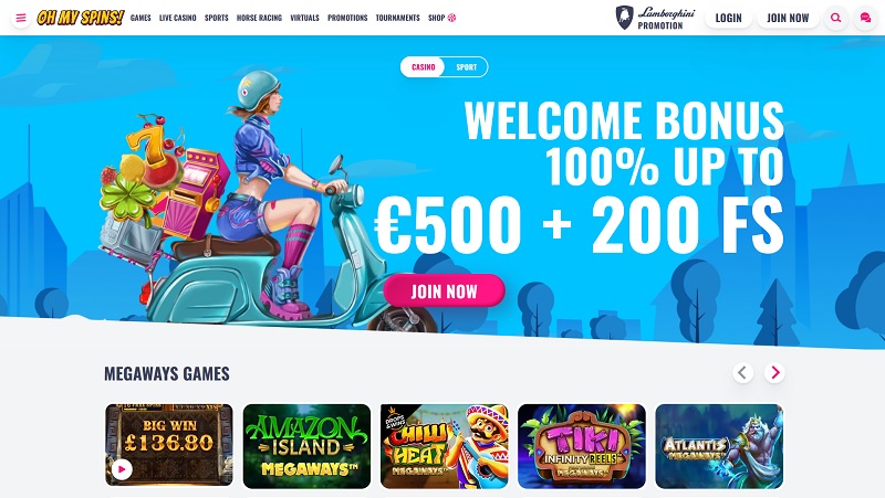 Oh My Spins casino