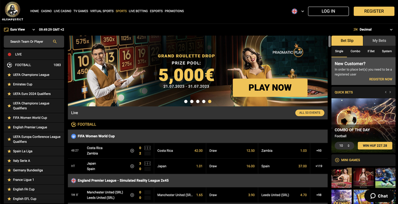 Sázková kancelář Olympusbet