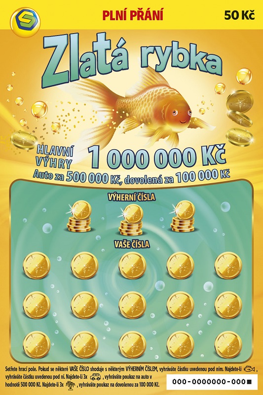 Náhled nesetřeného losu Zlatá rybka