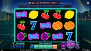 Automat Neon City náhled hry