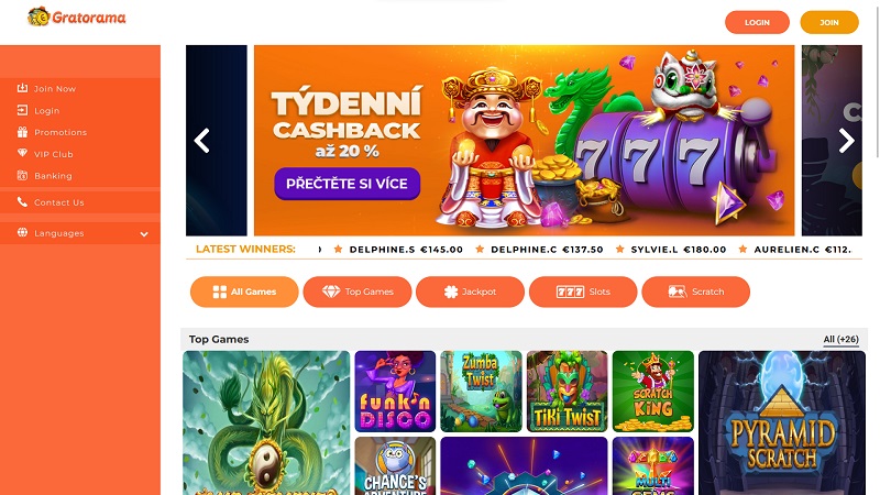 Gratorama casino