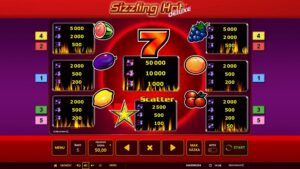Sizzling Hot deluxe náhled hry