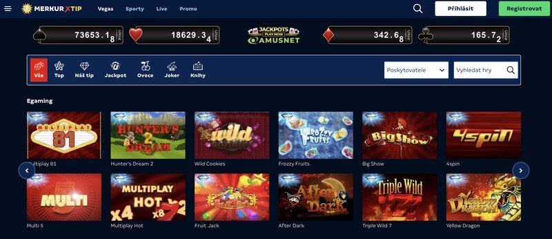 Online casino MerkurXtip