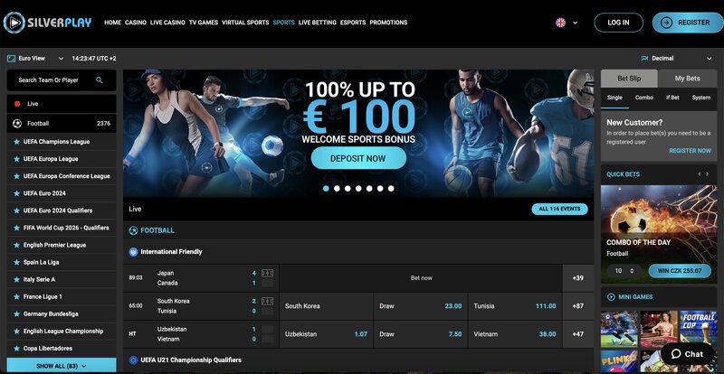 Sázková kancelář Silverplay