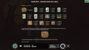 Wanted Dead or a Wild náhled automatu