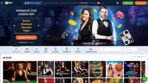 Náhled webových stránek online casina 20BET