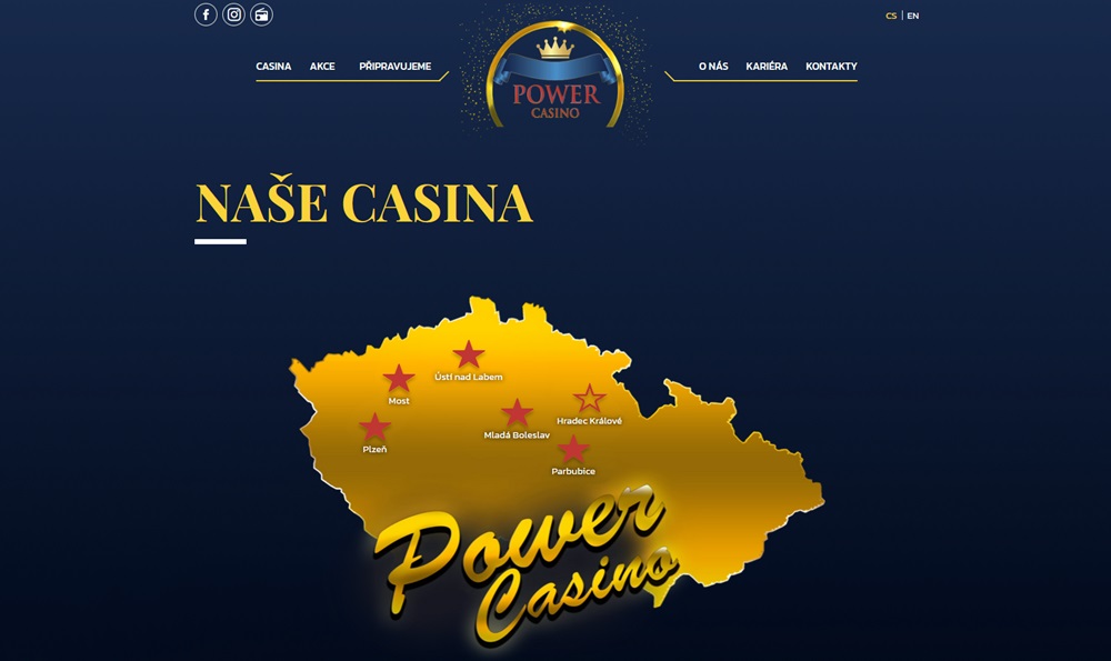 Síť kamenných kasin Power Casino
