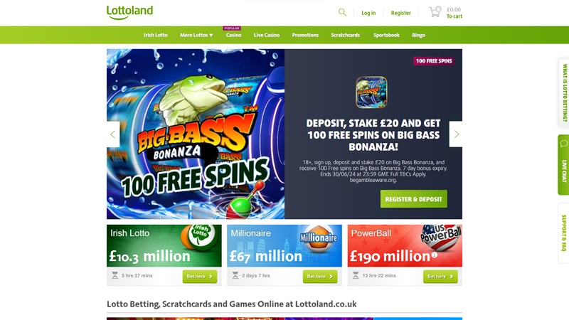 Webové stránky Lottoland
