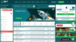 22BET sázková kancelář náhled webu