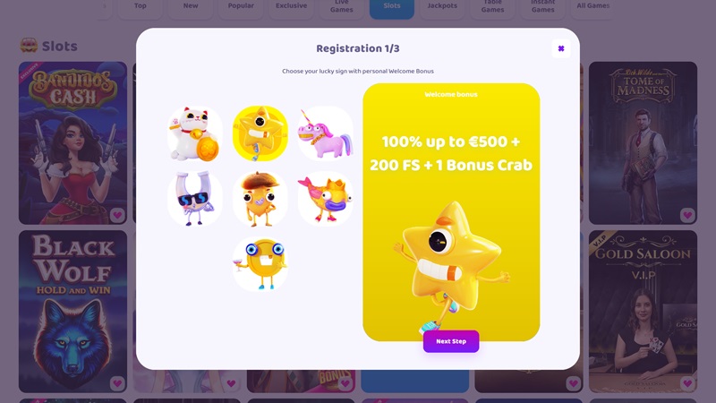 Bono del casino 7Signs