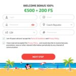 Formulario de registro de BoaBoa casino