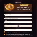 Formulario de registro de AmunRa casino