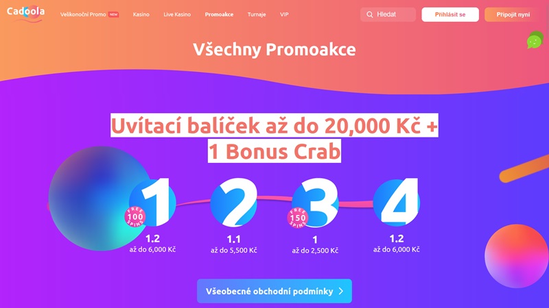 Bono del casino Cadoola