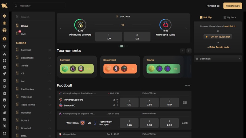 Fairspin bookmaker website