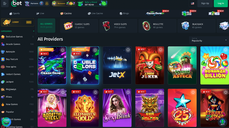 Online casino Cbet offers its players a huge variety of slot machines