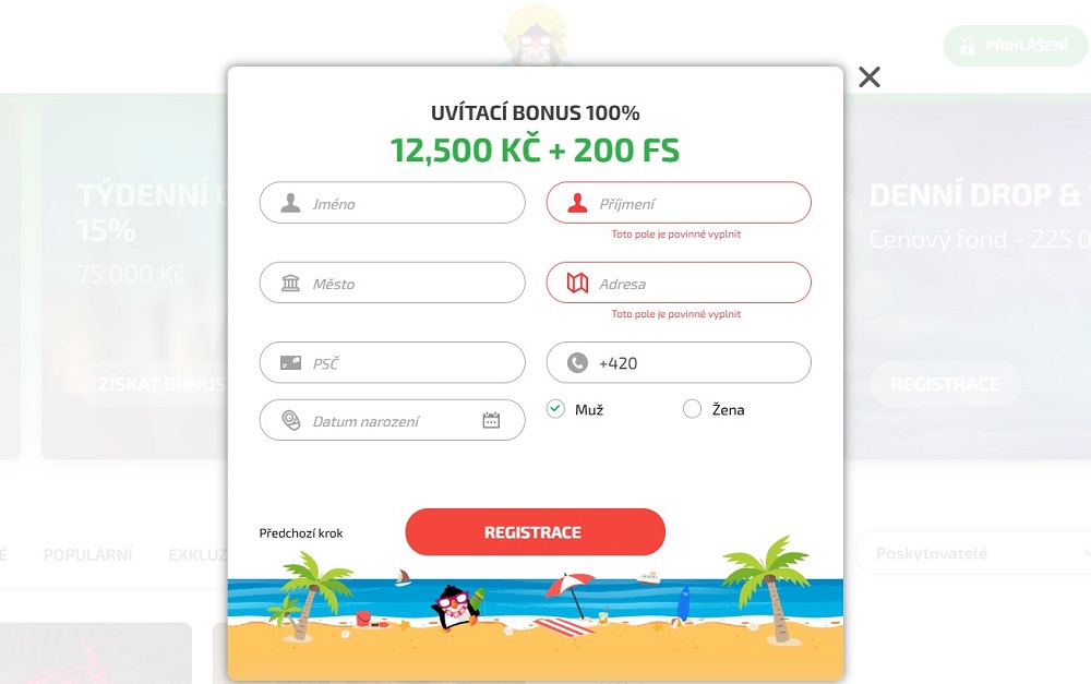 Casino BoaBoa registrace