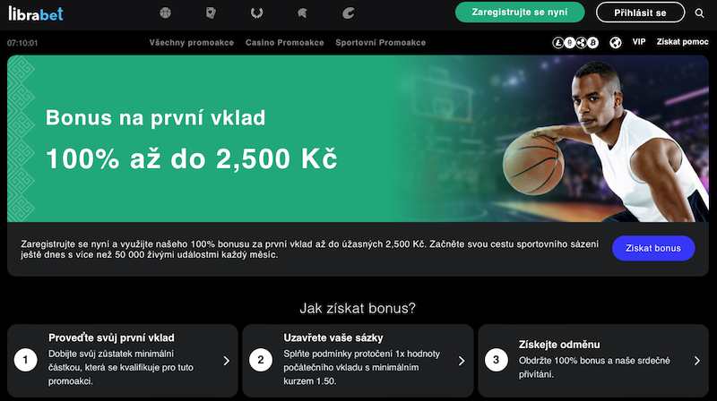 Willkommensbonus beim Buchmacher LibraBet