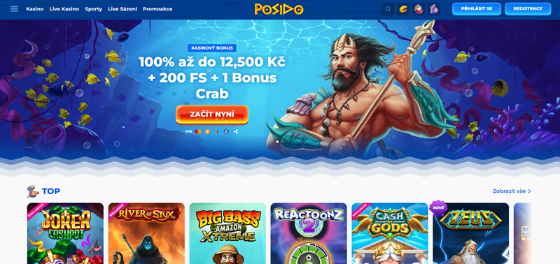 Posido casino página principal