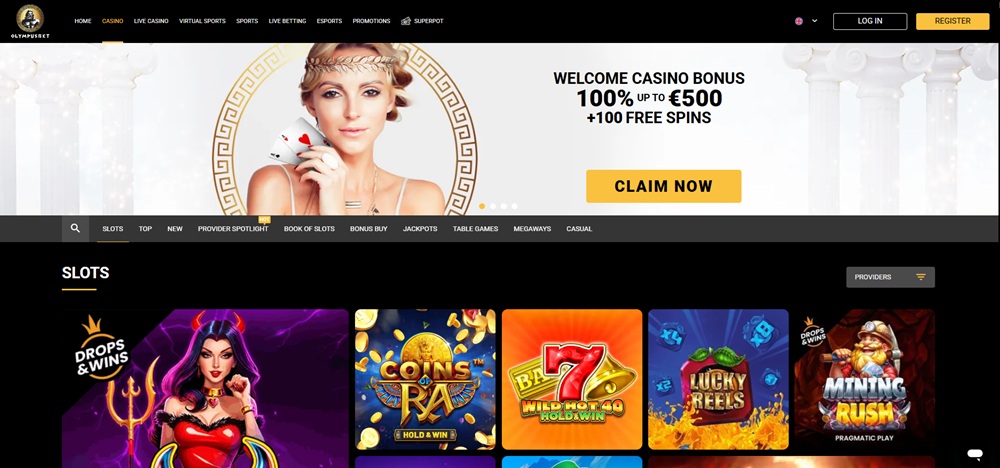 olympusbet casino uvodni