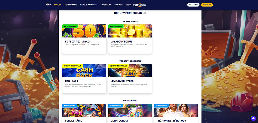 Forbes casino bonusy [Přehled TOP bonusů]