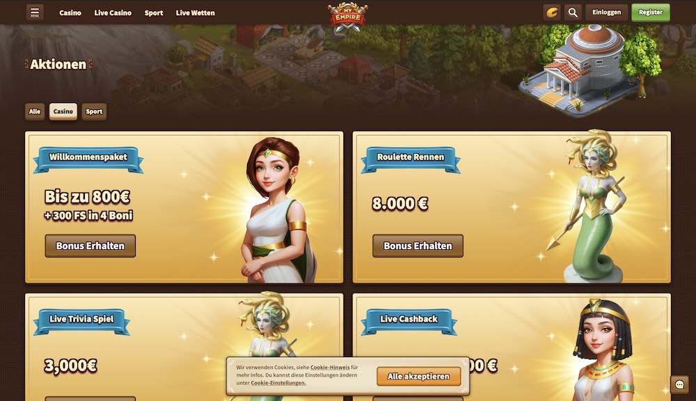 My Empire Freispiele