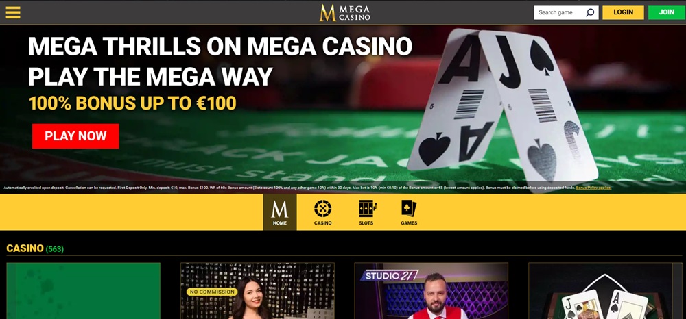 mega casino uvodni