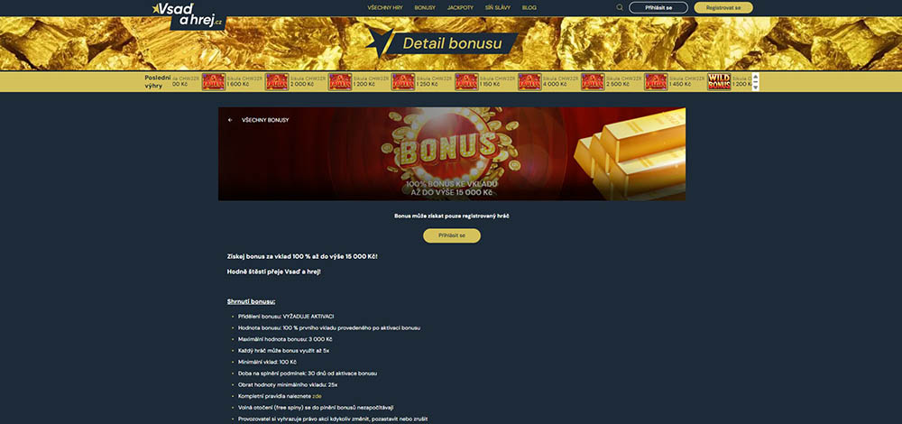 Vsaď a hrej casino bonusy [Přehled TOP bonusů]