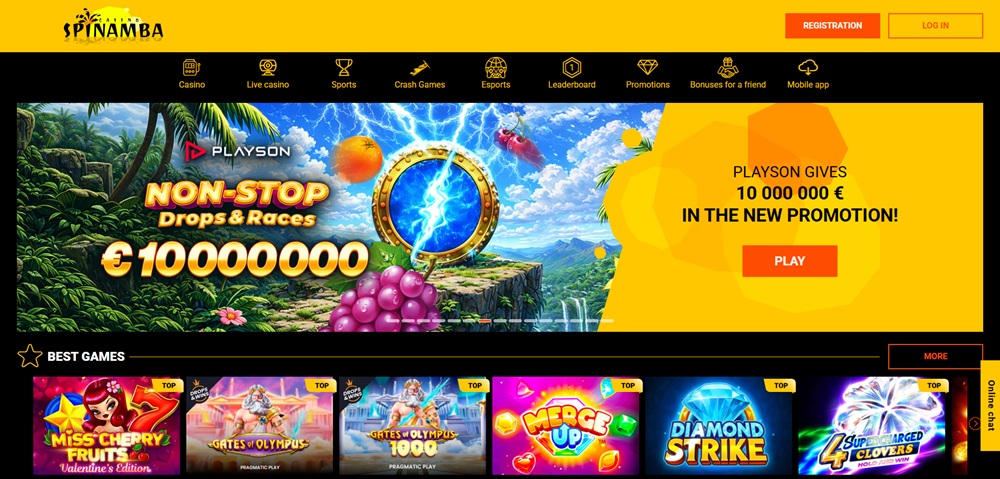 spinamba casino uvodni