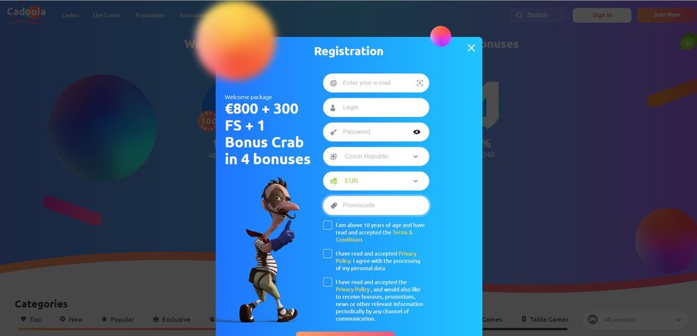 cadoola registration