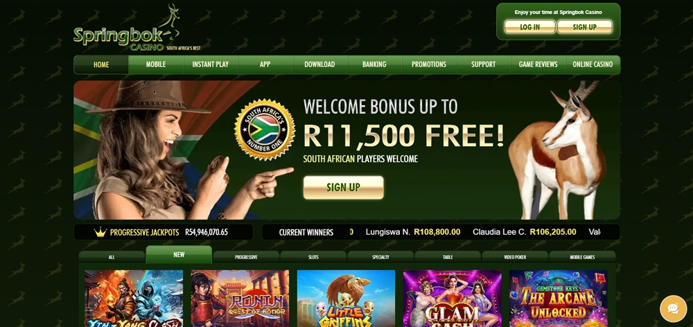 springbok casino uvodni