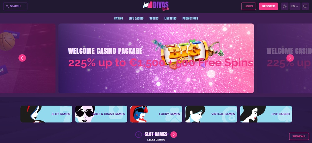 divas luck casino uvodni