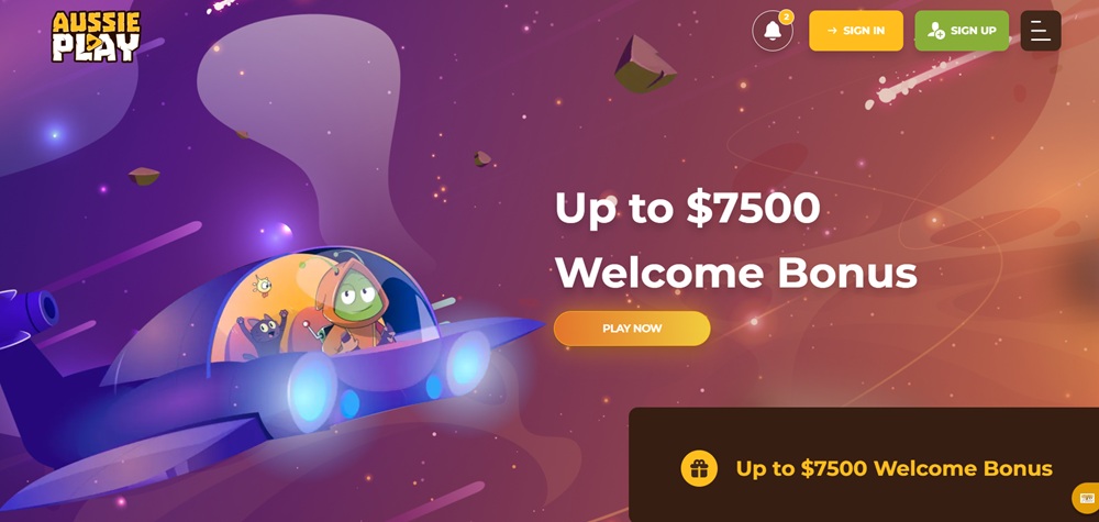 Aussie Play homepage