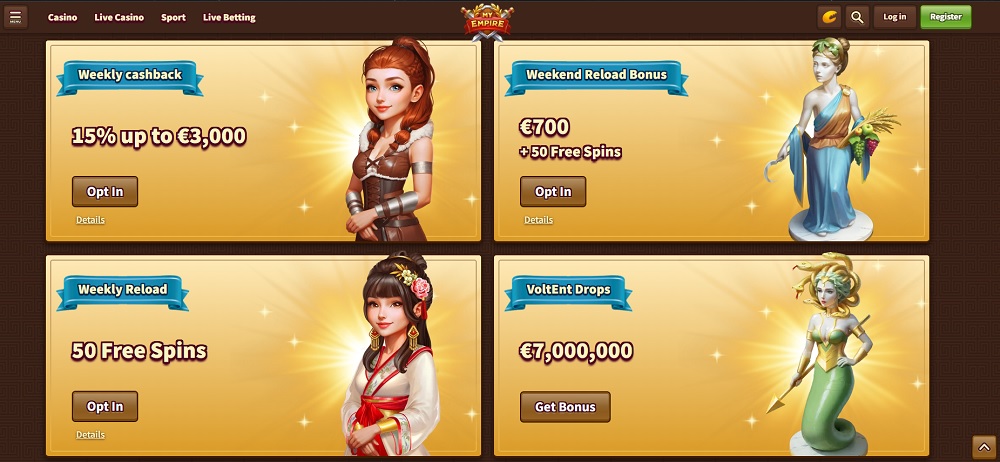 My Empire free spins