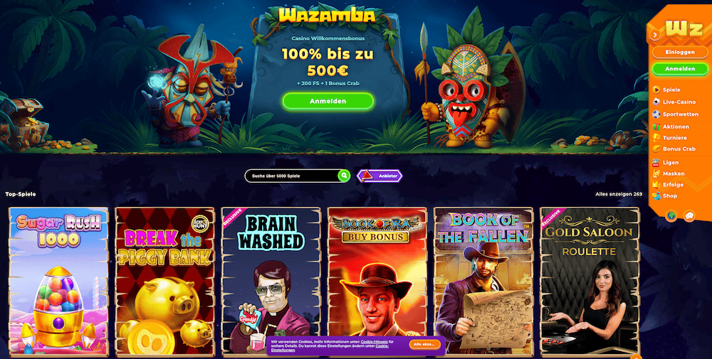 82049 Wazamba Casino DE