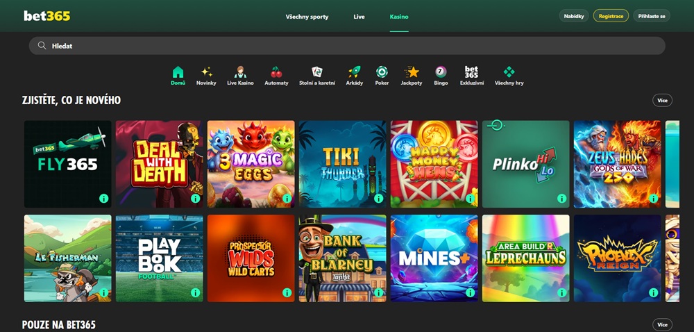 bet365 casino uvodni