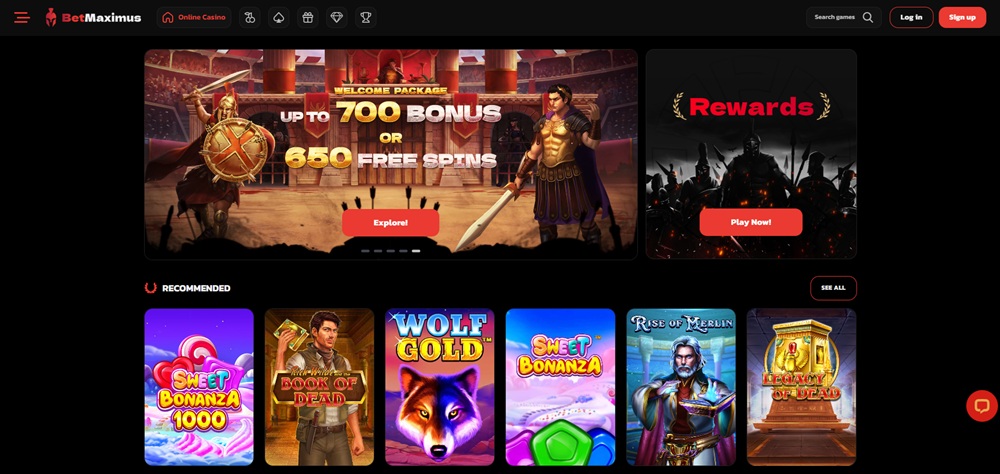 betmaximus casino uvodni