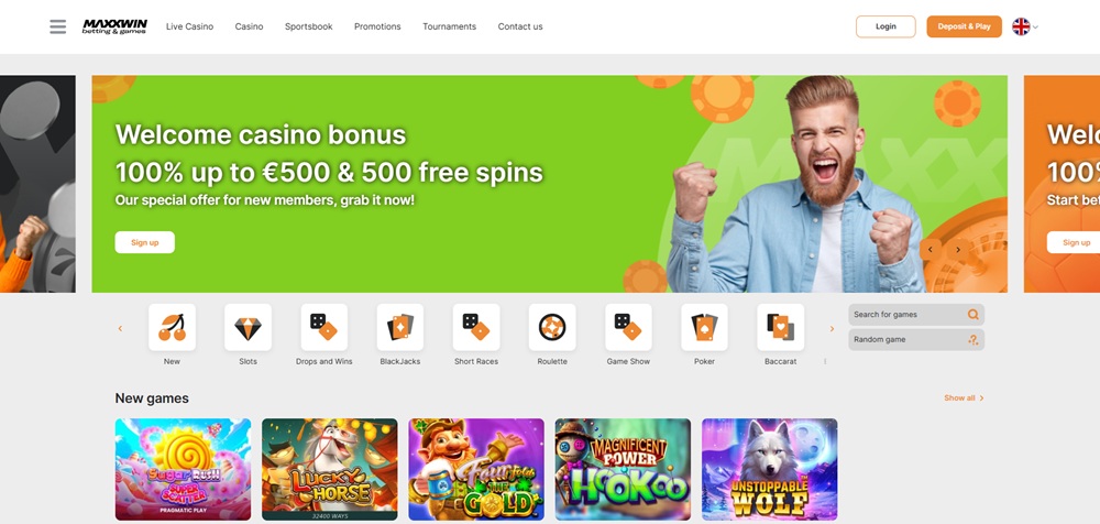 maxxwin casino uvodni