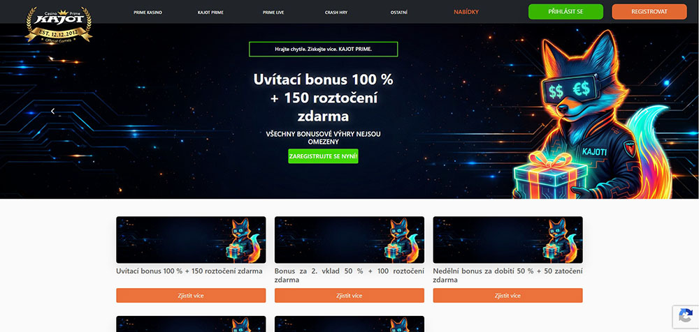 Kajot bonus 5 euro