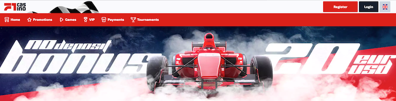 Bonus bez vkladu v casinu F1 Casino