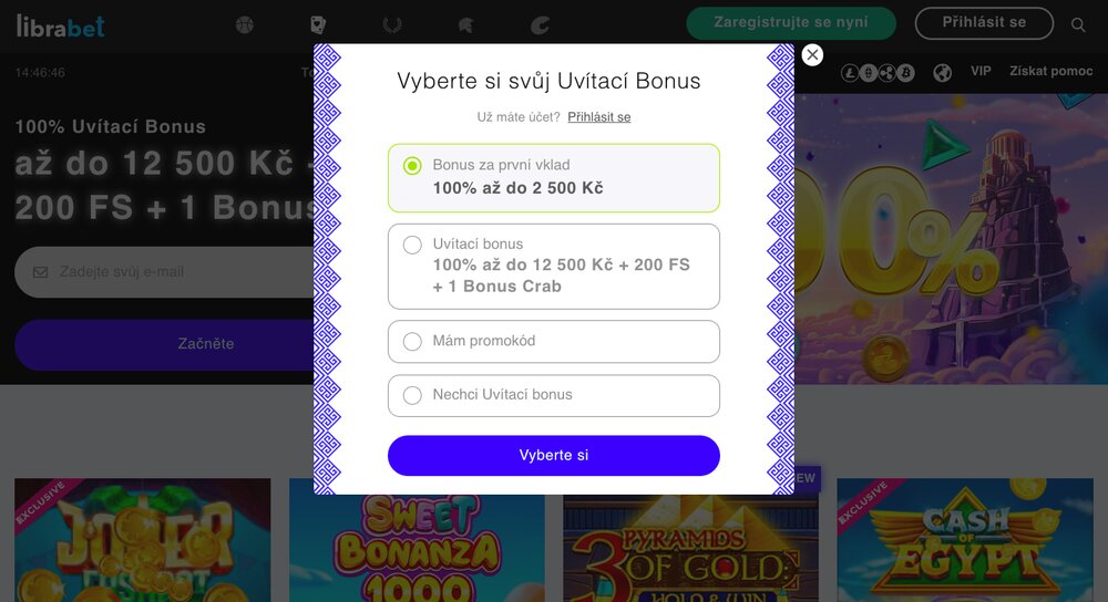 Registro en LibraBet