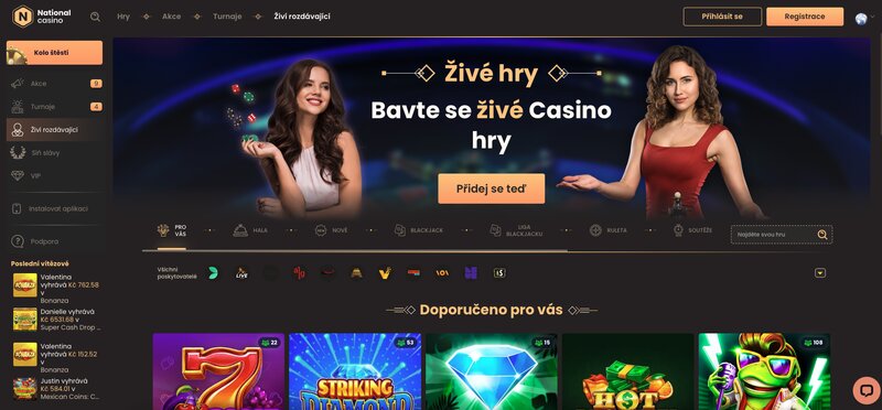 Live casino v National Casino 