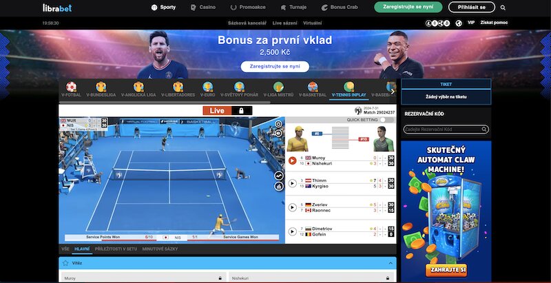 Sázení na virtuální sporty v sázkové kanceláři LibraBet