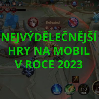 Nejvýdělečnější hry na mobil v roce 2023