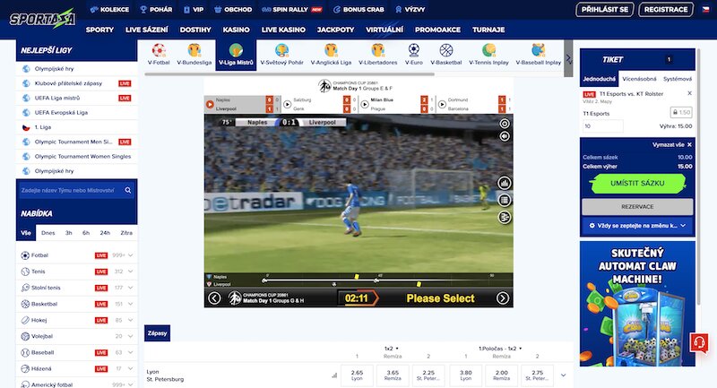 Sázení na virtuální sport v sázkové kanceláři Sportaza