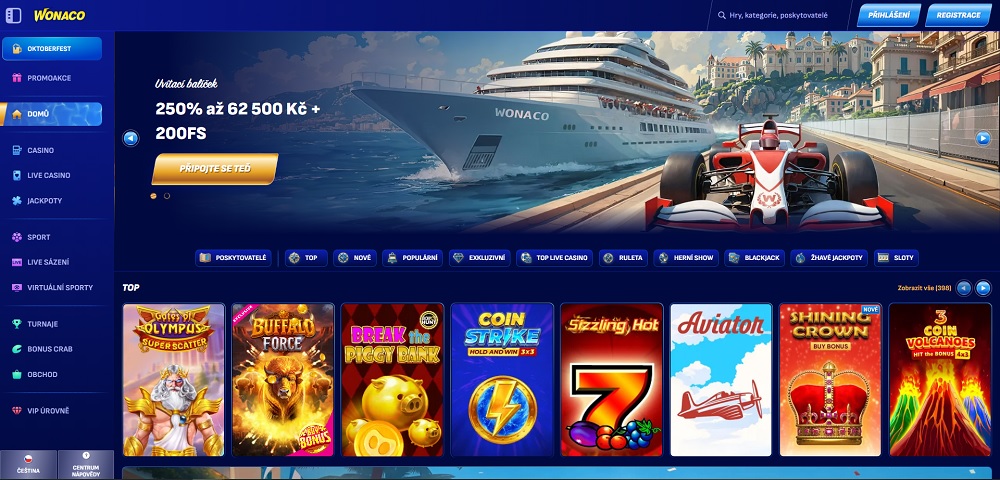 Wonaco Casino náhled