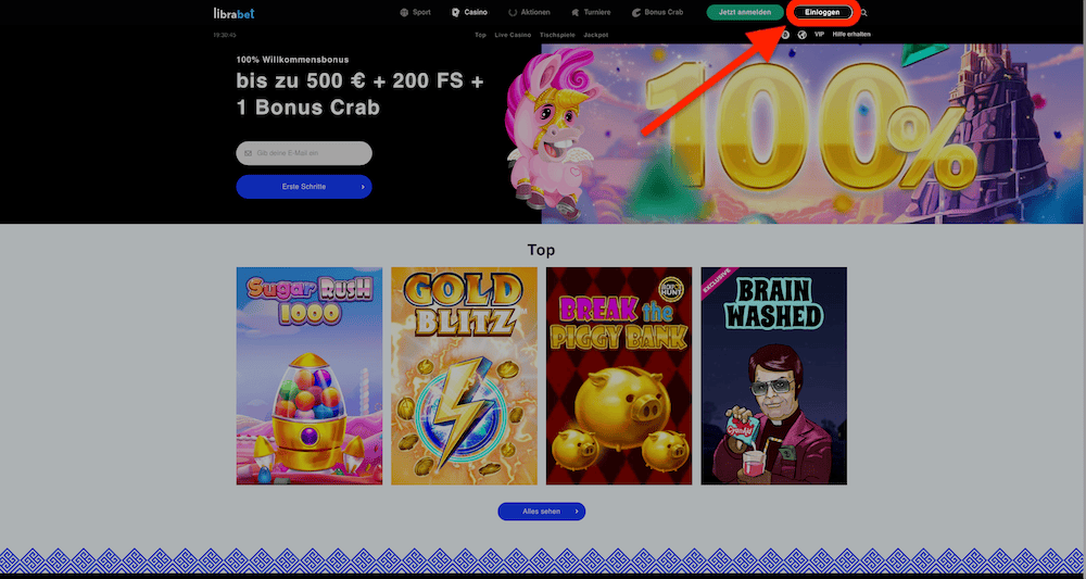 08047 Librabet Login