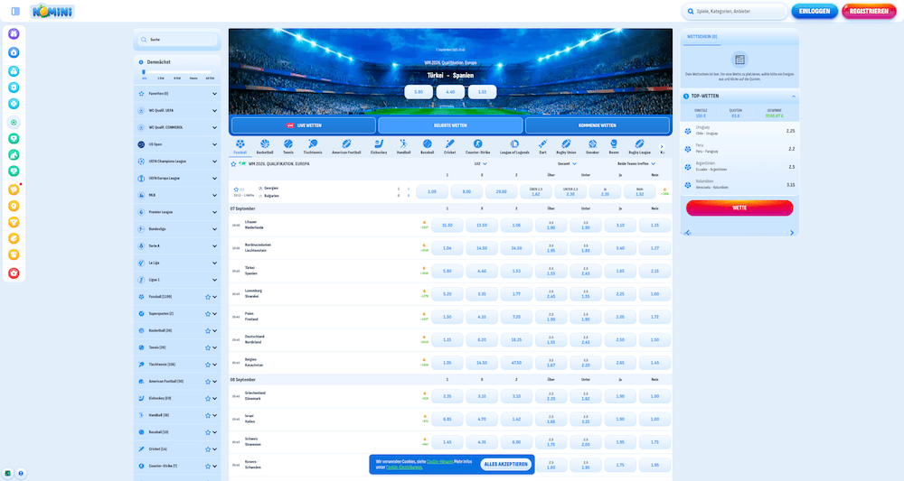 09085 Nomini Wettbüro