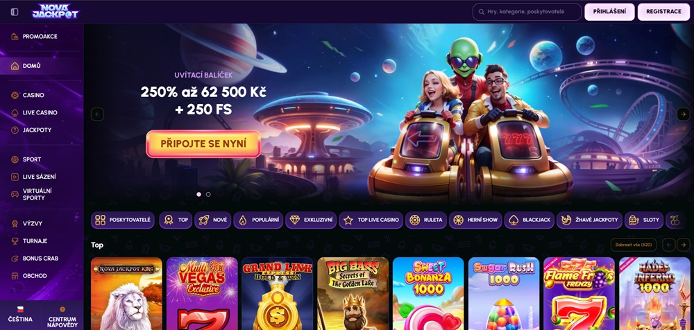 novajackpot casino uvodni